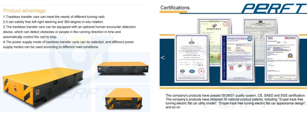 Advantages of Trackless Transfer Trolley